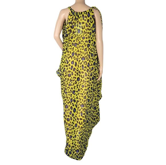 Sai Sankoh Kiara Animalprint Neon Coverup - Picture 3 of 4